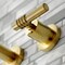 Kingston Brass Roman Tub Faucet, Brushed Brass, Wall Mount KS8027ML - alternate 2